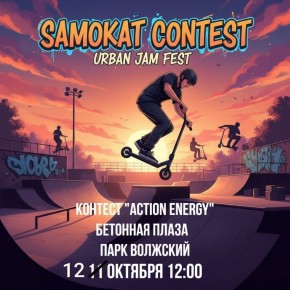 ВНИМАНИЕ! Важные изменения по Самокат Контесту в Парке Волжский!